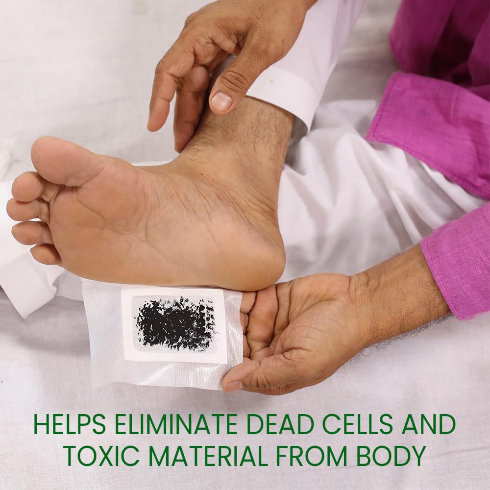 Detox Foot Patches (Pack of 20+20) | Deep Cleansing Foot Patch | Stress Relief & Better Sleep