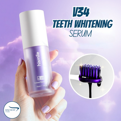 V34 Teeth Whitening Serum - (IMPORTED) Buy 1 Get 1 free