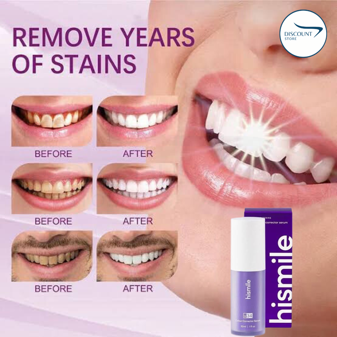 V34 Teeth Whitening Serum - (IMPORTED) Buy 1 Get 1 free